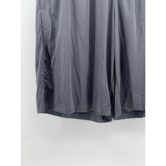 UNBRANDED Men's Gray Pull-On Active Relaxed Fit Basketball Shorts SZ L - Picture 7 of 9